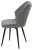 Стул РОССО 360 град. поворот. цвет B22 Серый, велюр / черный каркас