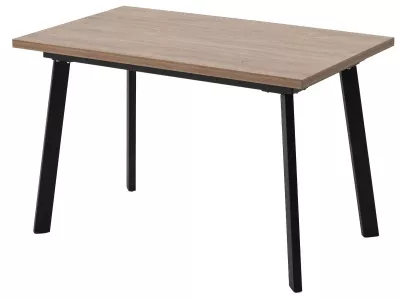 Стол КАНЗАС 120 ДУБ КУНЕО / Черный каркас М-City