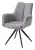 Стул МАРК 360 град., цвет B-22/ LOTOS-12 серый, велюр / черный каркас