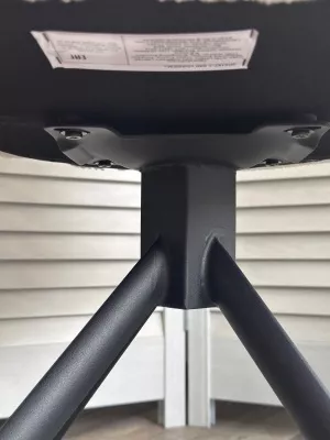 Стул DAREM Белый вельвет Davis lincoln-03n / черный каркас, ®DISAUR