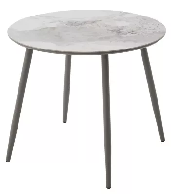 Стол МИЛТОН D89 цвет ПАНДОРА (PANDORA LIGHT), керамика / ЛАТТЕ каркас