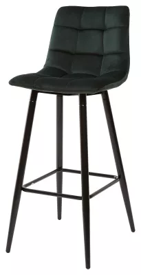 Барный стул LECCO UF910-14 DARK GREEN, велюр, 4 шт./2 кор. М-City