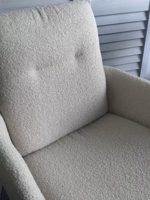 Стул DAREM Белый букле Davis now or never -03 / черный каркас, ®DISAUR