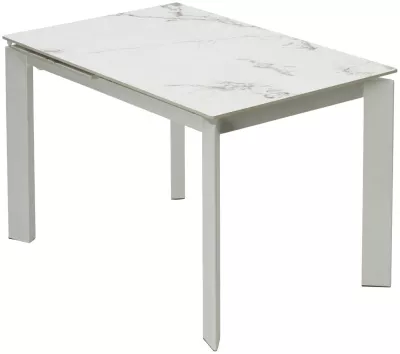 Стол CORNER 120 GLOSS GOLDEN JADE SOLID CERAMIC / WHITE, ®DISAUR