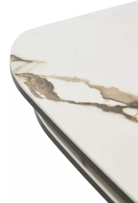 Стол BIRGER 200 KL-188 Контрастный мрамор, итальянская керамика, ®DISAUR