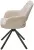 Стул НУРИ (NURI) 180 град. поворот. цвет 3018-10 бежевый, шенилл/ черный каркас, ®DISAUR