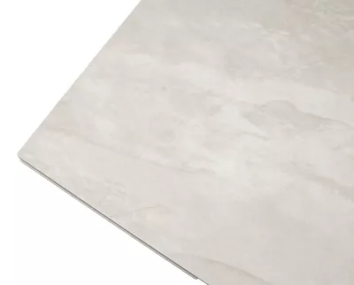 Стол IVAR 180 MARBLES TL-109 Серый мрамор, испанская керамика / Шоколадное золото каркас, ®DISAUR