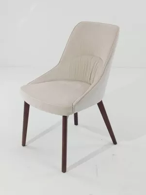 Стул ABI BOSTON-102 латте, ткань / орех, ®DISAUR