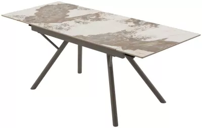 Стол ЛИБЕРТИ 180 Pandora, керамика / Латте каркас М-City