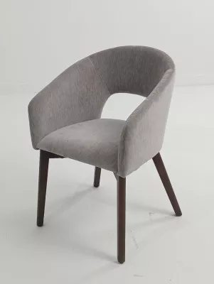 Стул THOMAS BOSTON-151 серый, ткань / орех, ®DISAUR