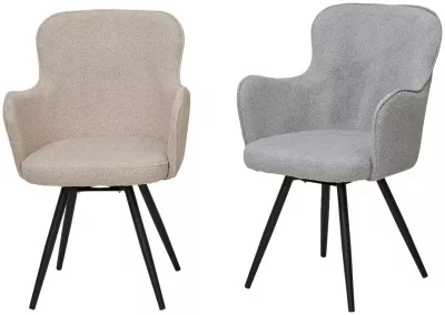 Стул ALTAIR 360 град. поворот. NS10 серый, букле / черный каркас, М-City