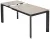 Стол КОРНЕР (CORNER) 120 цвет АМБЕР ЖАДЕ (GLOSS AMBER JADE SOLID CERAMIC) / ЧЕРНЫЙ, ®DISAUR