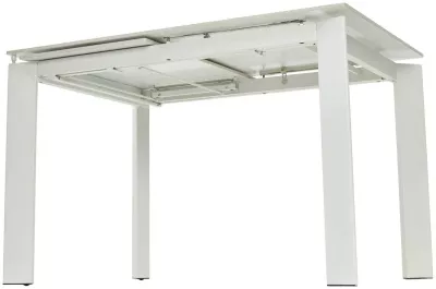 Стол CORNER 120 GLOSS GOLDEN JADE SOLID CERAMIC / WHITE, ®DISAUR