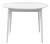 Стол BOLERO 105 см Жемчужный Перито (Белый Мрамор), HPL / Белый М-City