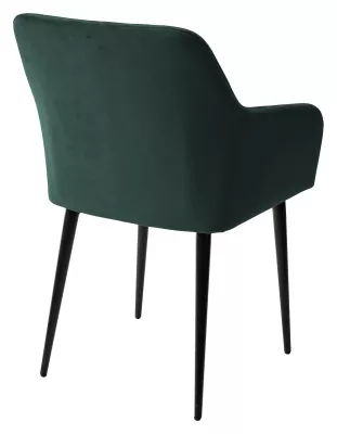 Стул BRANDY-X ЗЕЛЕНЫЙ #19, велюр / черный каркас М-City