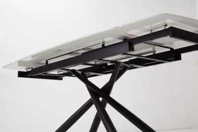 Стол RIVOLI 140 GLOSS LUXURY PANDORA SOLID CERAMIC / BLACK, ®DISAUR