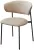 Стул ЛЕОНАРДО цвет H-06 Бежевый, велюр / черный каркас