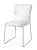 Стул FRIDA CB/1806-SK  MT.P77 CHROMED/  SKUBA S92 OPTIC WHITE