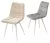 Стул CHILLI-Q светло-серый #26, велюр / белый каркас, 4 шт/ 1 к, М-City