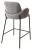 Полубарный стул NYX (H=65cm) VF106 желтый / VF120 серый М-City
