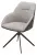 Стул ТОРНАДО (TORNADO) 360 град. Серый 07, ткань/ темно-серый 454, велюр/ черный каркас, DISAUR