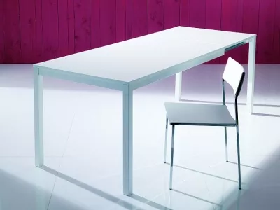 Стол MAGO (01.34) 100/140*70*Н75 см (М089/ M089/ С182 тем-кор.мат ст+L072алюм.)