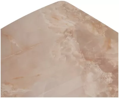 Стол ALATRI 120 GLOSS AMBER JADE SOLID CERAMIC / BLACK, ®DISAUR