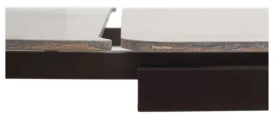 Стол ЭДЕР (EDER) 160 цвет АМБЕР ЖАДЕ (GLOSS AMBER JADE SOLID CERAMIC) / ОРЕХ, ®DISAUR