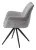 Стул МАРК 360 град., цвет B-22/ LOTOS-12 серый, велюр / черный каркас