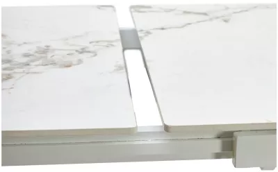 Стол CORNER 120 GLOSS GOLDEN JADE SOLID CERAMIC / WHITE, ®DISAUR