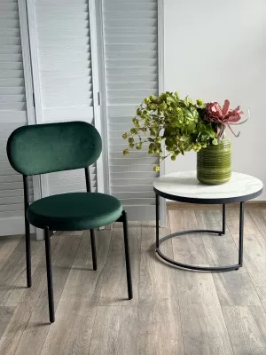 Стул ПАКО H-30 Изумрудный, велюр / черный каркас М-City