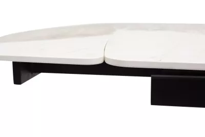 Стол RIVOLI 140 GLOSS LUXURY PANDORA SOLID CERAMIC / BLACK, ®DISAUR