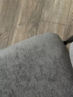 Стул ДИЛЛ, цвет RAIN 17 серый, велюр / черный каркас М-City