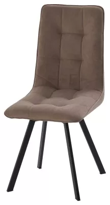 Стул ДАРЛИНГ 360 град. поворот. цвет B5 Капучино, велюр / черный каркас