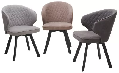 Стул СКАТ (SKAT) 360 град. поворот. цвет B5 Капучино, велюр / черный каркас