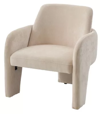 Кресло КУБ (CUBE) цвет AT5139-09 Бежевый, ткань/каркас металл в тканевой обивке AT5139-09 ®DISAUR