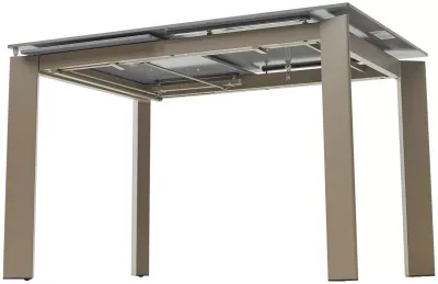 Стол CORNER 120 MATT LATTE STONE SOLID CERAMIC / TAUPE, ®DISAUR