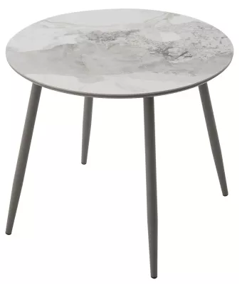 Стол МИЛТОН D89 цвет ПАНДОРА (PANDORA LIGHT), керамика / ЛАТТЕ каркас