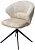 Стул АСТРА (ASTRA) 360 град. поворот Белый Sonic 23 ткань / 7525-01 велюр / черный каркас, ®DISAUR
