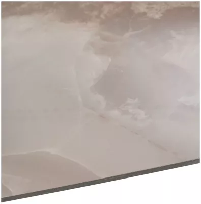 Стол ЭДЕР (EDER) 160 цвет АМБЕР ЖАДЕ (GLOSS AMBER JADE SOLID CERAMIC) / ОРЕХ, ®DISAUR