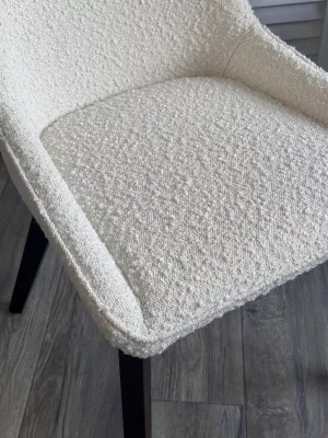 Стул CRISTIAN White A2635-1A, букле / орех, ®DISAUR