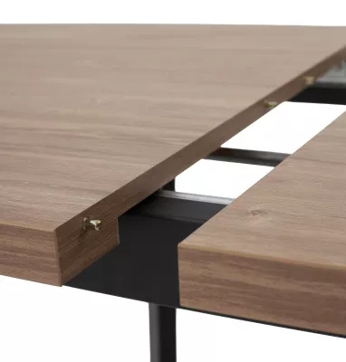 Стол КАНЗАС 120 ДУБ КУНЕО / Черный каркас М-City