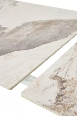 Стол ESMIR 160 GLOSS LUXURY PANDORA SOLID CERAMIC/орех, ®DISAUR