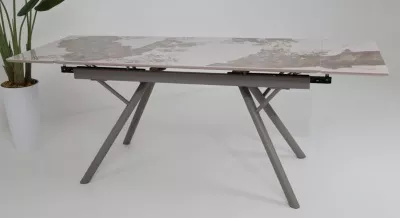 Стол ЛИБЕРТИ 180 Pandora, керамика / Латте каркас М-City