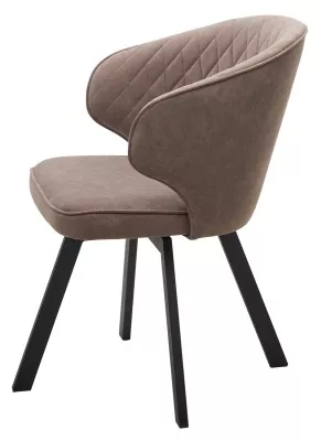 Стул СКАТ (SKAT) 360 град. поворот. цвет B5 Капучино, велюр / черный каркас