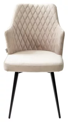 Стул HERMAN 360 град. ЛАТТЕ #25, велюр / черный каркас М-City