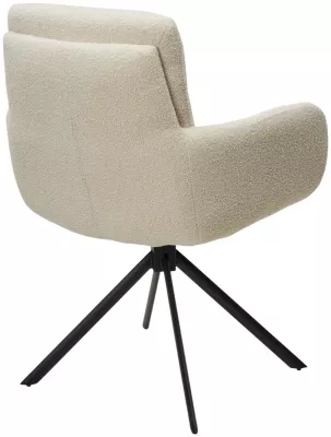 Стул DAREM Белый букле Davis now or never -03 / черный каркас, ®DISAUR