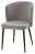 Стул МИЛАНО цвет B22 Серый, велюр / черный каркас Стул МИЛАНО цвет B22 Серый, велюр / черный каркас