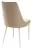Стул НЕПАЛ (NEPAL-P) БЕЖЕВЫЙ #5, велюр/ белый каркас