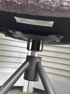 Стул VARDY 360 град.поворот. бежевый букле XD841-06 / Серый, ®DISAUR